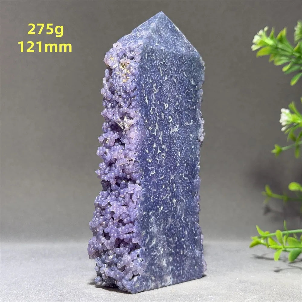 Purple Grape Agate Tower-ToShay.org