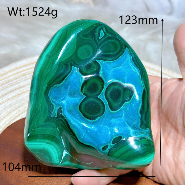Blue Chrysocolla Malachite Gemstones-ToShay.org