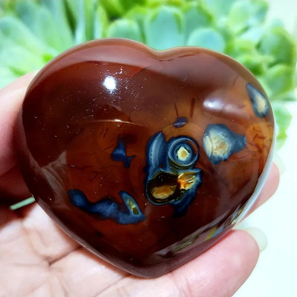 Red Agate Heart-ToShay.org