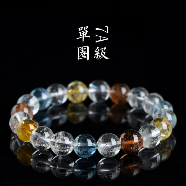 Rainbow Topaz Bead Bracelet-ToShay.org