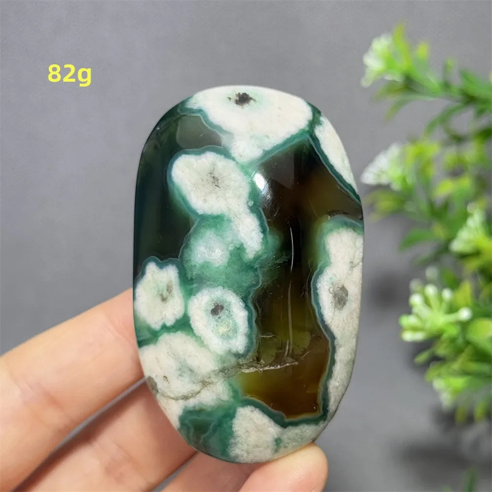 Green Cherry Blossom Agate-ToShay.org