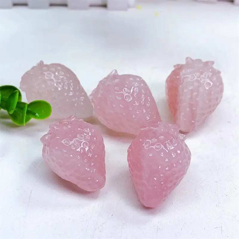 Pink Rose Quartz Strawberry-ToShay.org