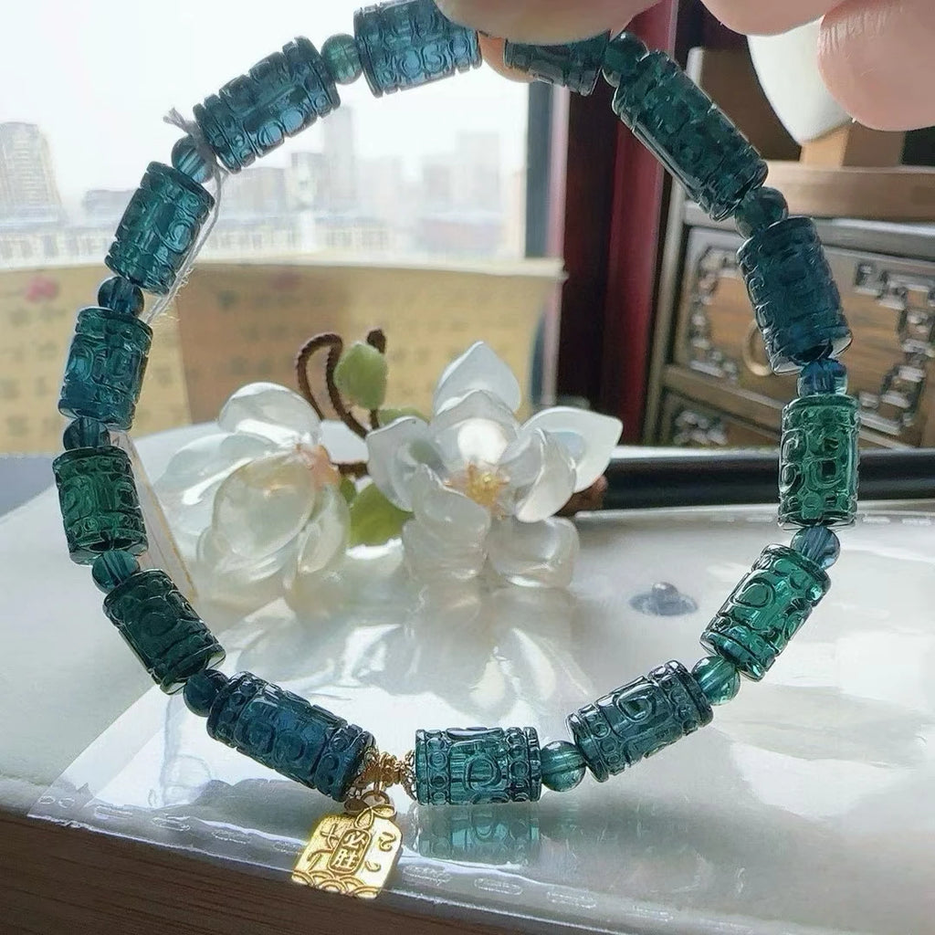 Blue Tourmaline Bracelet-ToShay.org