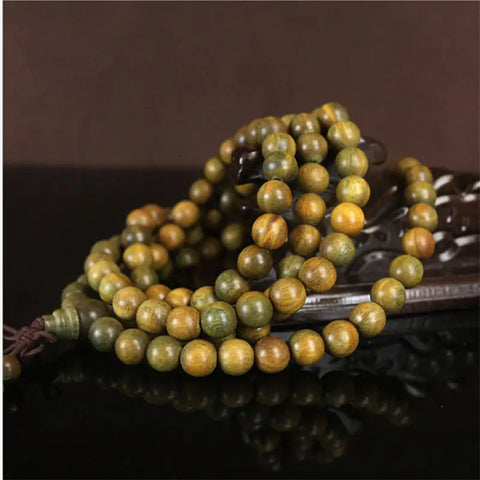 Green Sandalwood Prayer Malas-ToShay.org