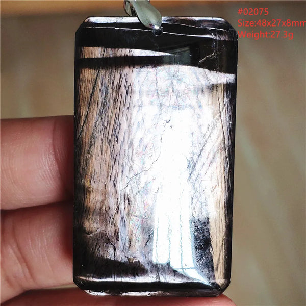 Black Hypersthene Pendant-ToShay.org