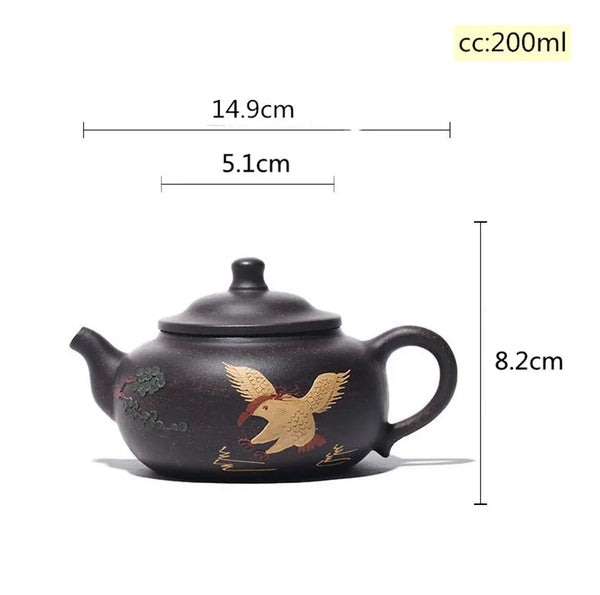 Yixing Clay Painted Teapot-ToShay.org