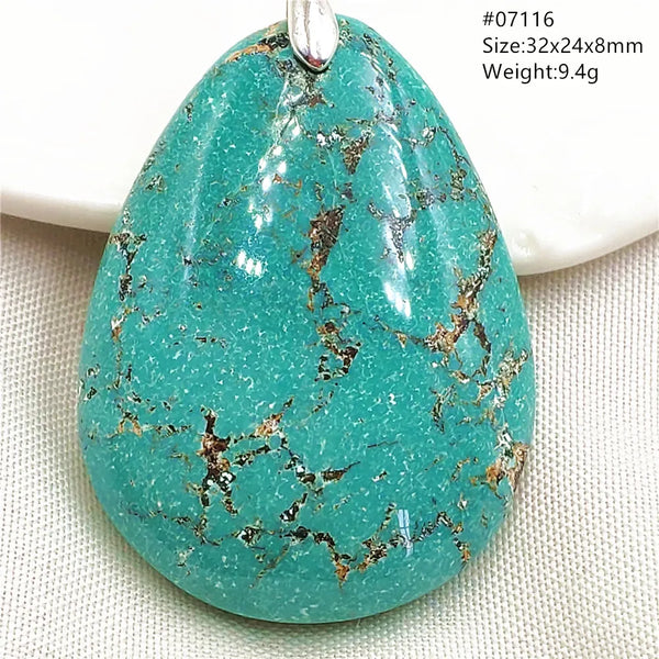 Green Turquoise Pendant-ToShay.org