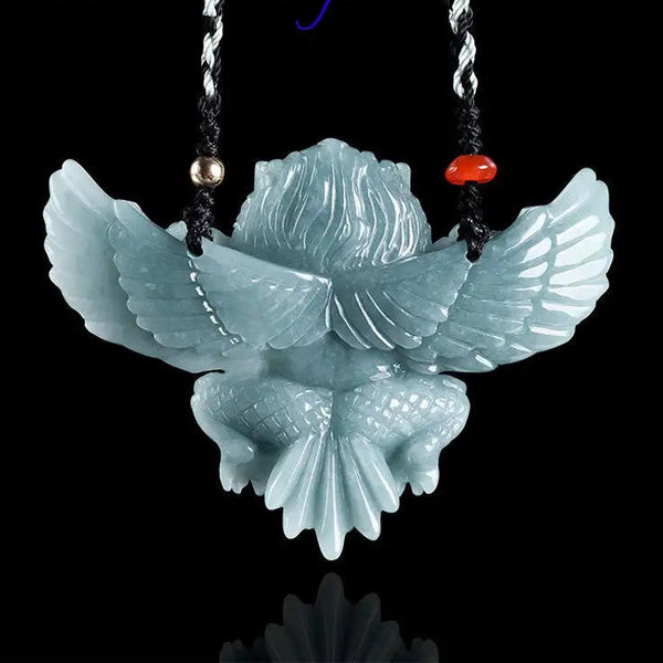 Blue Jadeite Roc Bird-ToShay.org