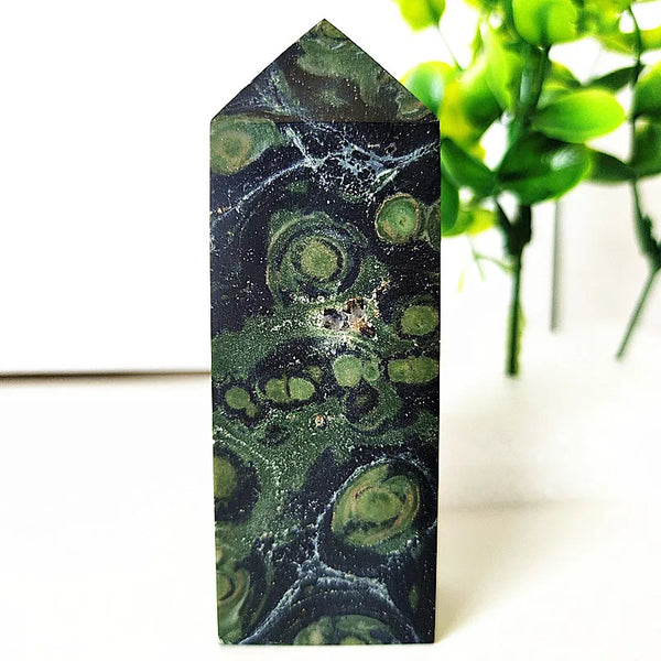 Green Peacock Eye Wand-ToShay.org