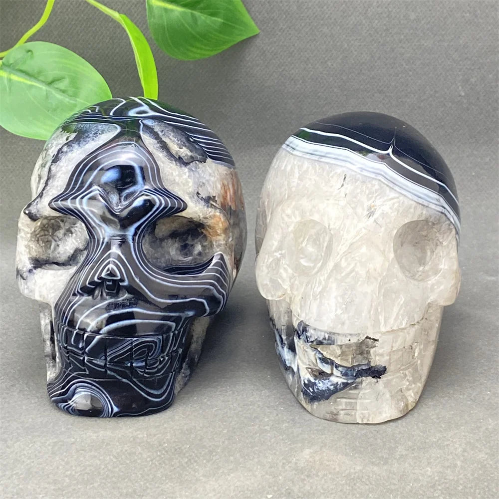 Black Agate Skull-ToShay.org