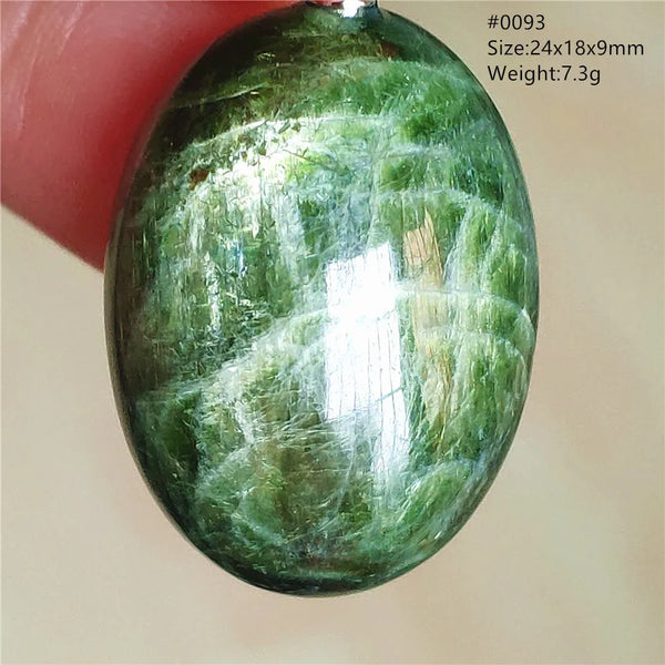 Green Diopside Pendant-ToShay.org