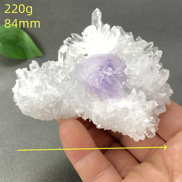 White Crystal Amethyst Quartz-ToShay.org