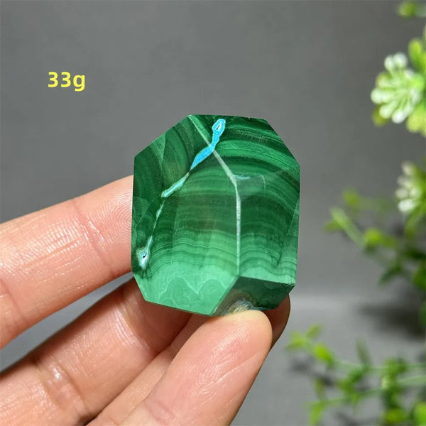 Green Peacock Rough Stone-ToShay.org
