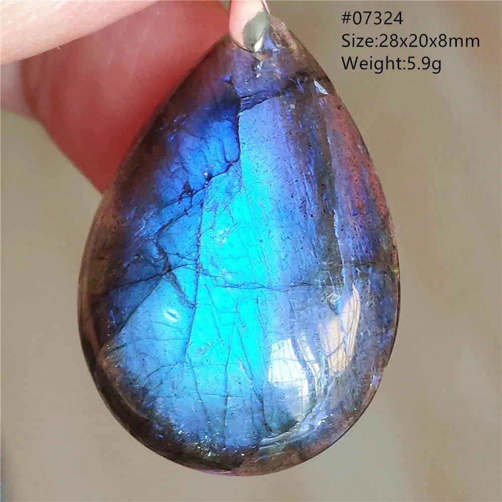 Blue Light Labradorite Pendant-ToShay.org