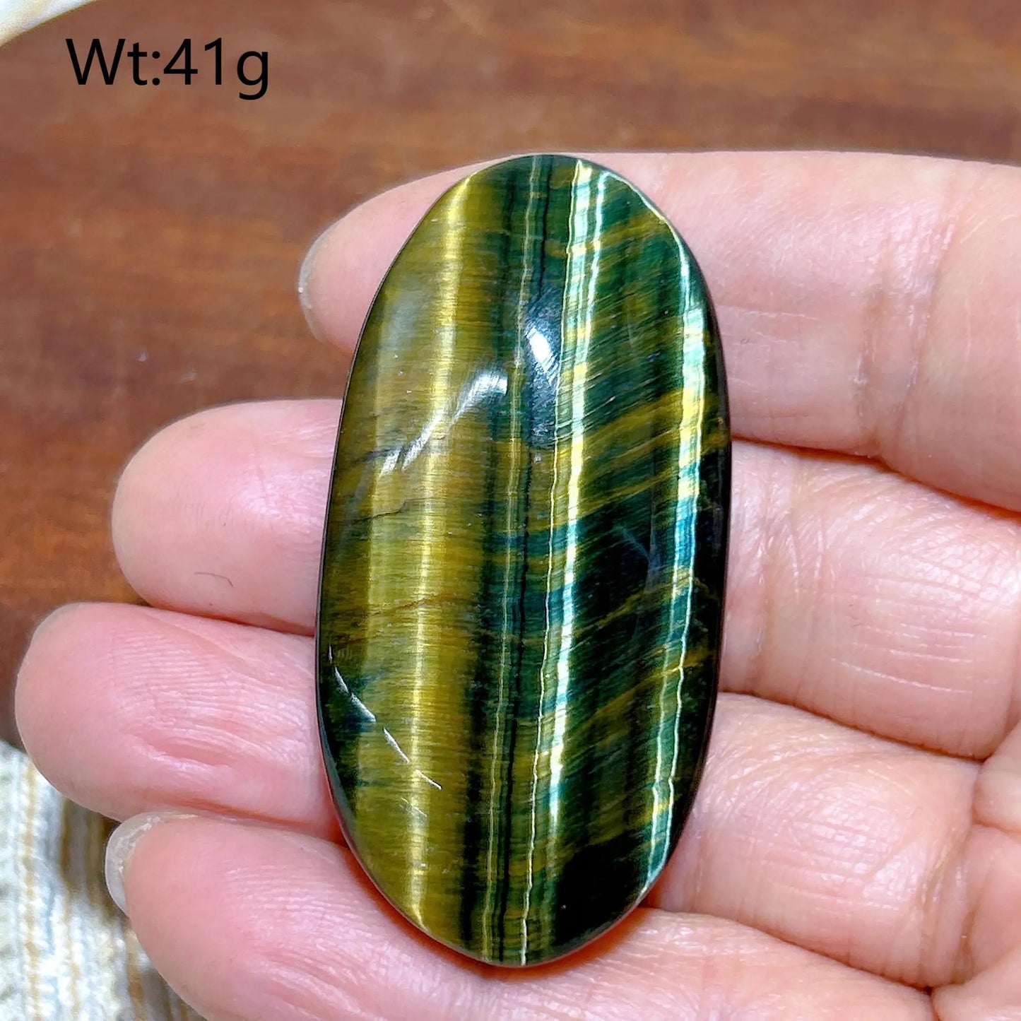Blue Yellow Tiger Eye Stone-ToShay.org