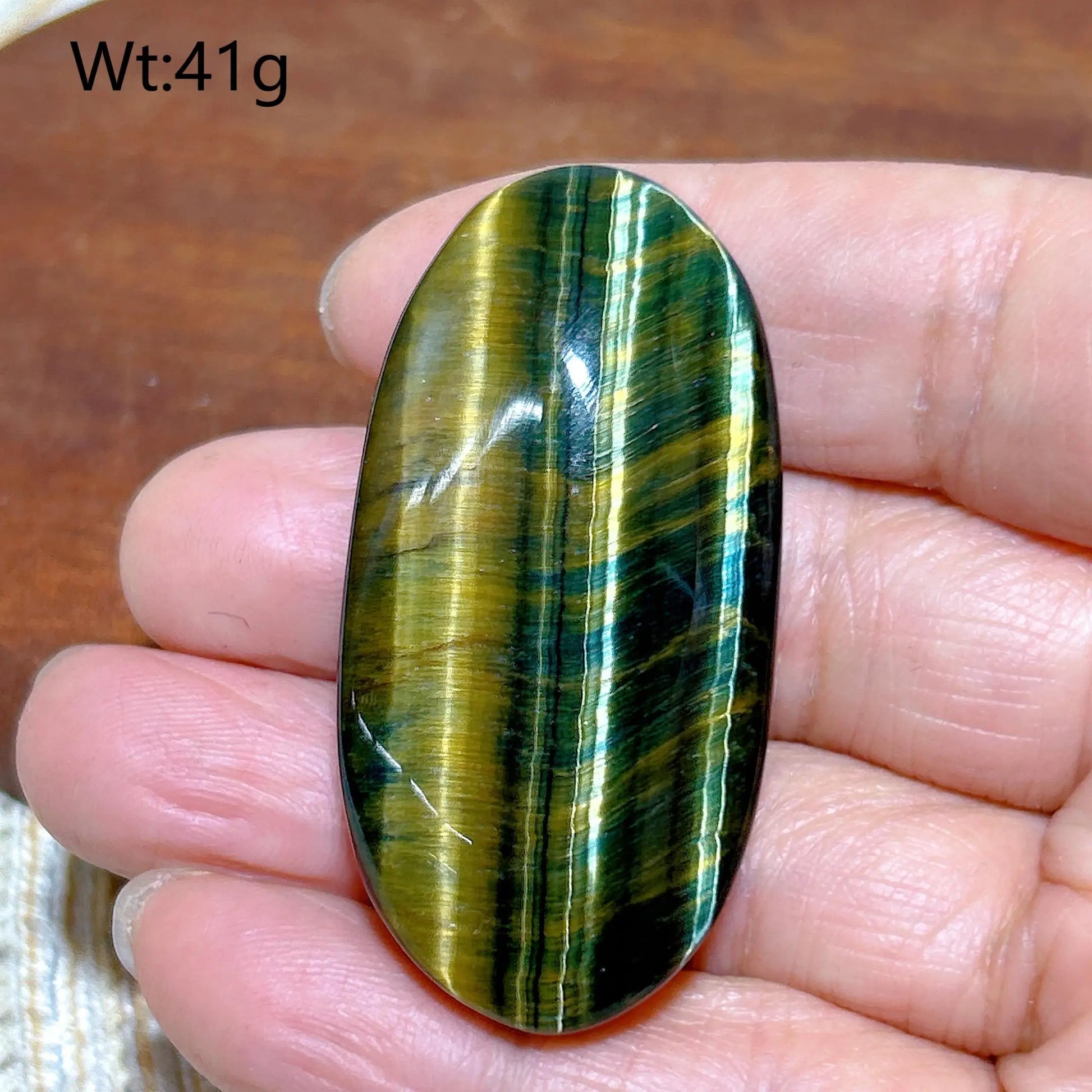 Blue Yellow Tiger Eye Stone-ToShay.org