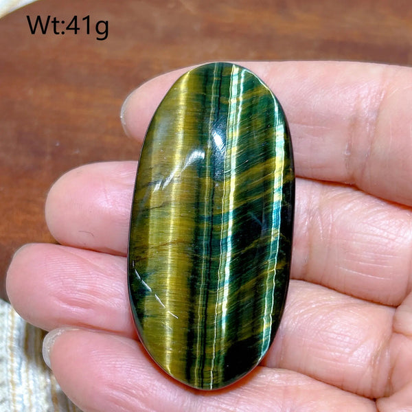 Blue Yellow Tiger Eye Stone-ToShay.org