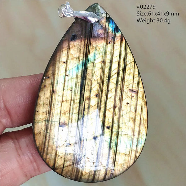 Rainbow Labradorite Pendant-ToShay.org