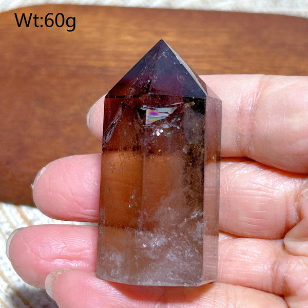 Smokey Rainbow Quartz Point-ToShay.org