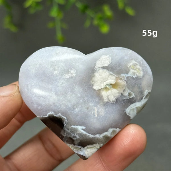 Black Cherry Agate Heart-ToShay.org