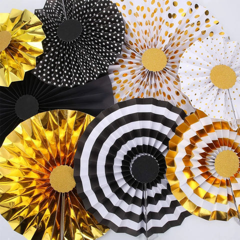 Gold Paper Fans-ToShay.org
