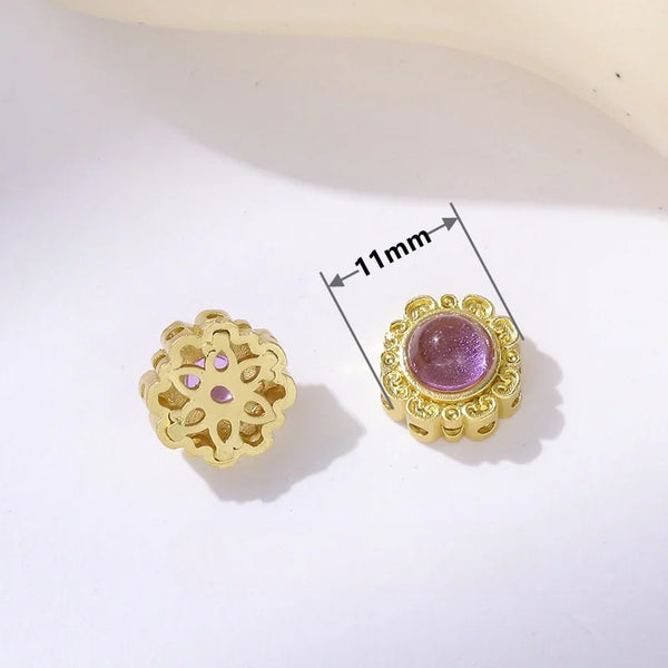 Gold Amethyst Beads-ToShay.org