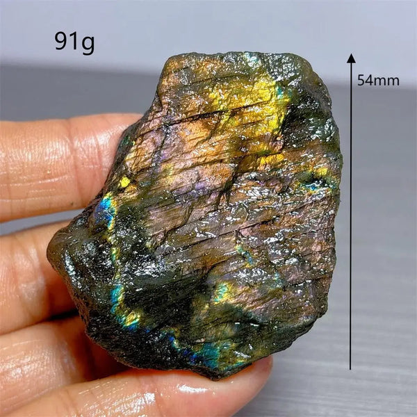 Blue Rainbow Labradorite Crystal-ToShay.org