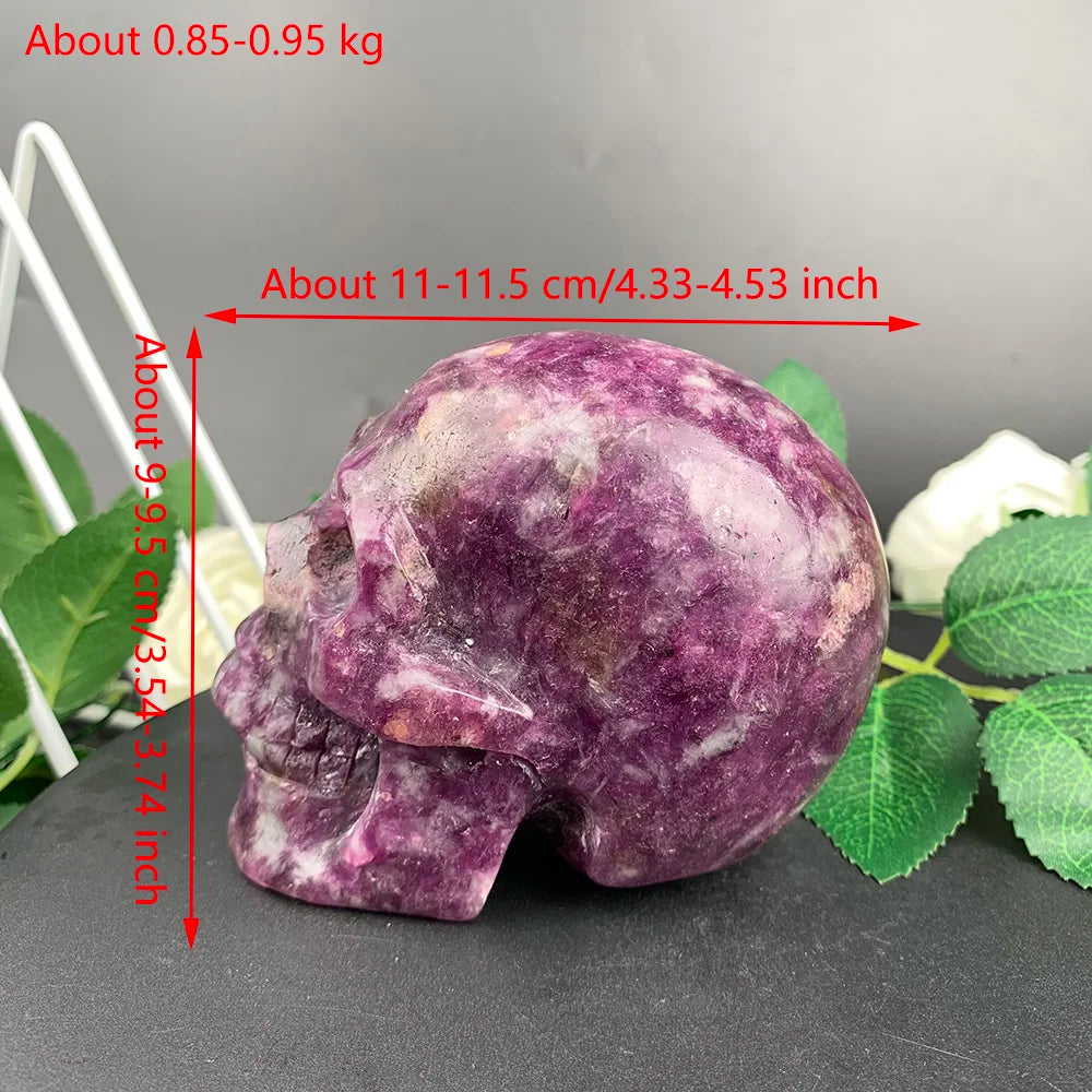 Pink Tourmaline Skull-ToShay.org