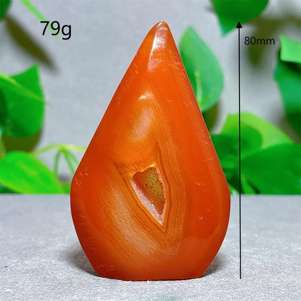 Orange Carnelian Quartz Flame-ToShay.org