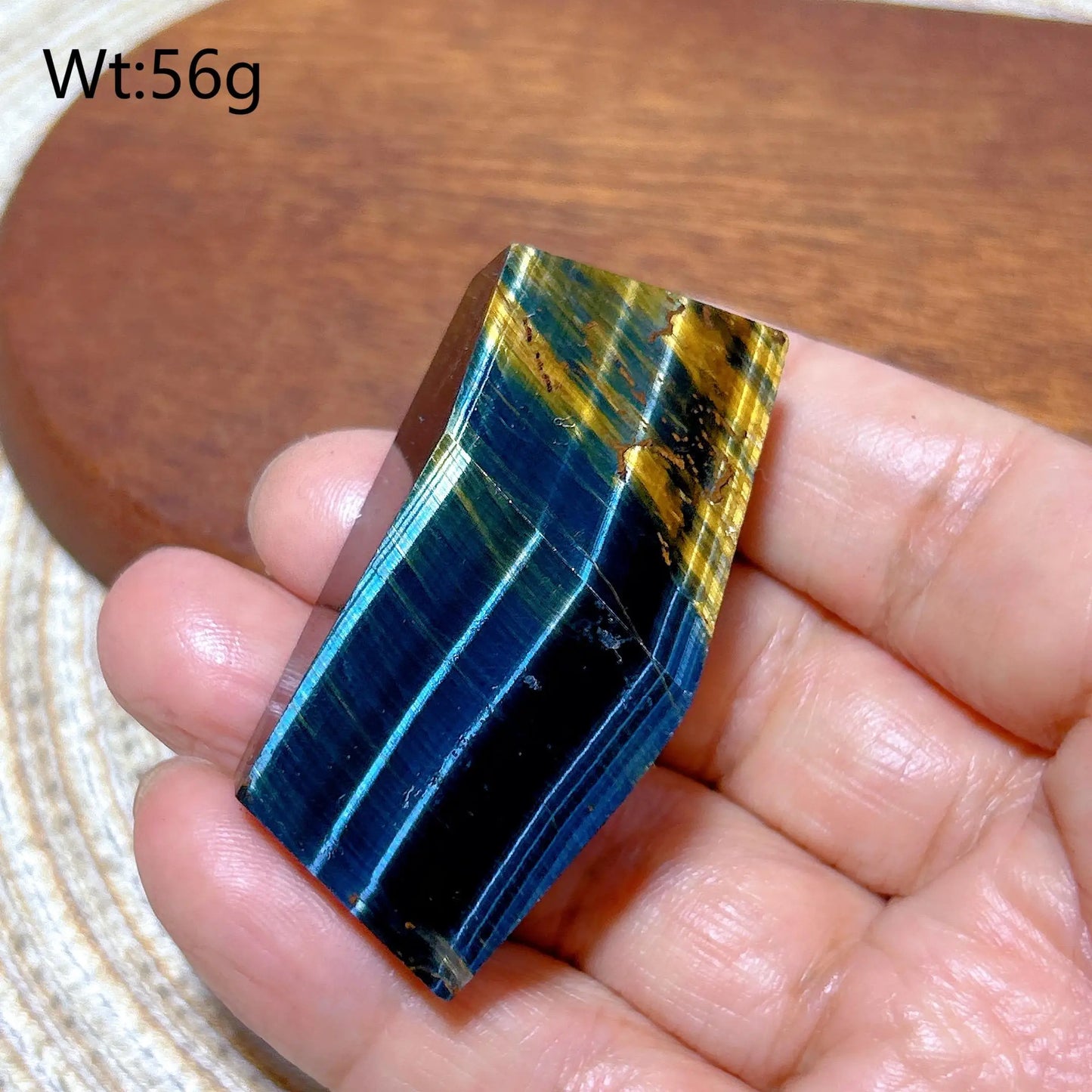 Blue Yellow Flash Tiger Eye-ToShay.org