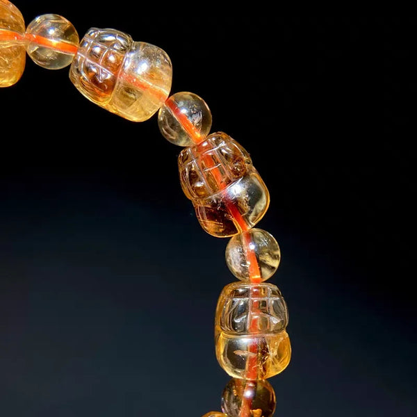 Yellow Citrine Pi Xiu Bracelet-ToShay.org