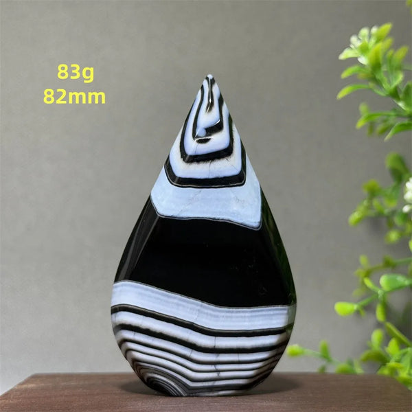 Black Striped Agate Torch-ToShay.org