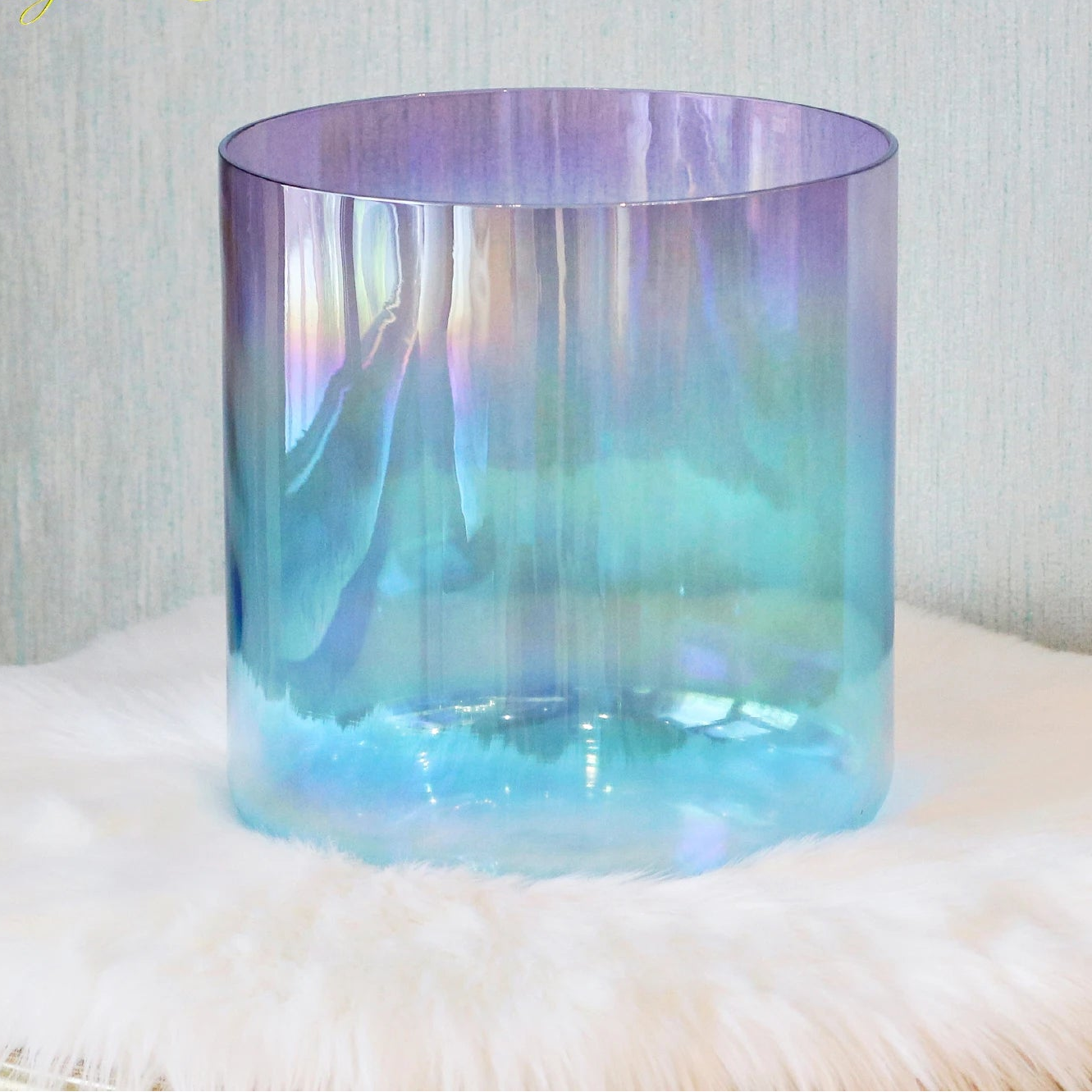 Crystal Soul 2026 New Design Dreamy Romantic Gradient Color Crystal Singing Bowl for Meditation Sound Healing-ToShay.org
