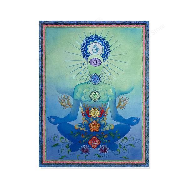 Chakra Meditation Tapestry-ToShay.org