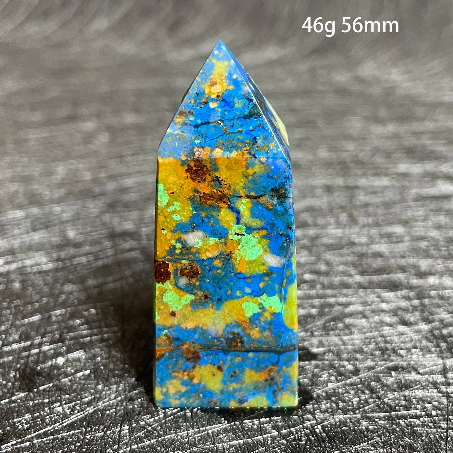 Blue Azurite Malachite Point-ToShay.org