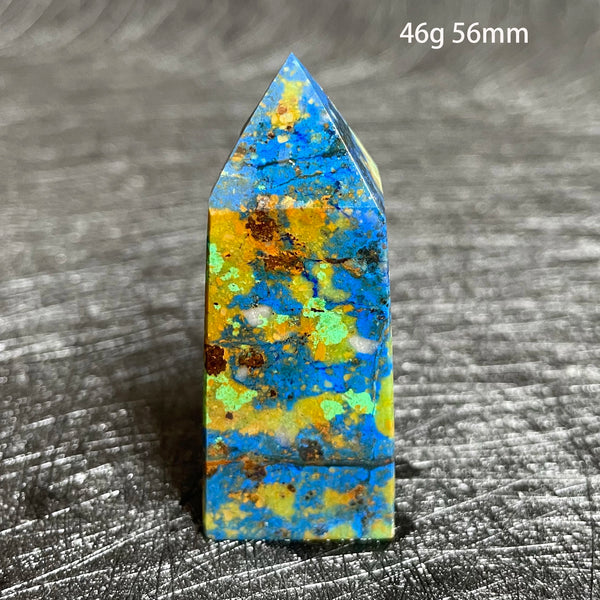 Blue Azurite Malachite Point-ToShay.org