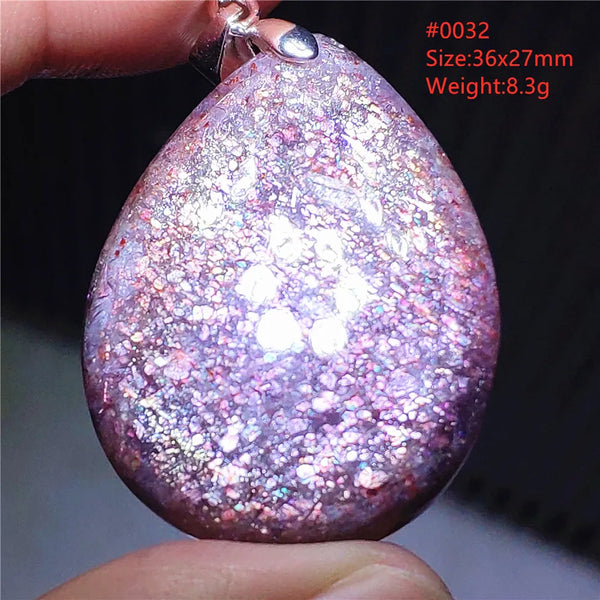 Blue Blood Red Lolite Pendant-ToShay.org