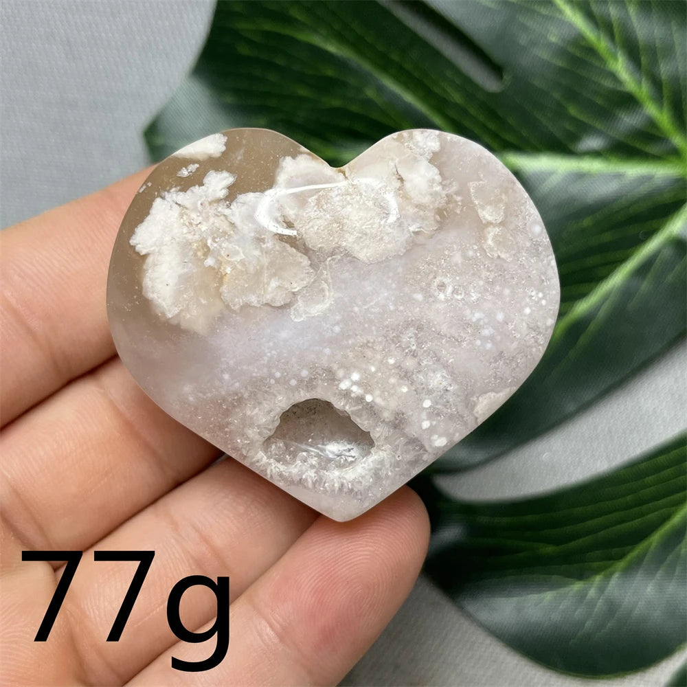 Pink Amethyst Agate Heart-ToShay.org