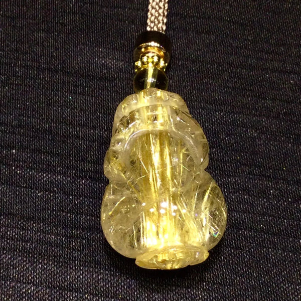 Gold Rutilated Quartz Pi Xiu-ToShay.org