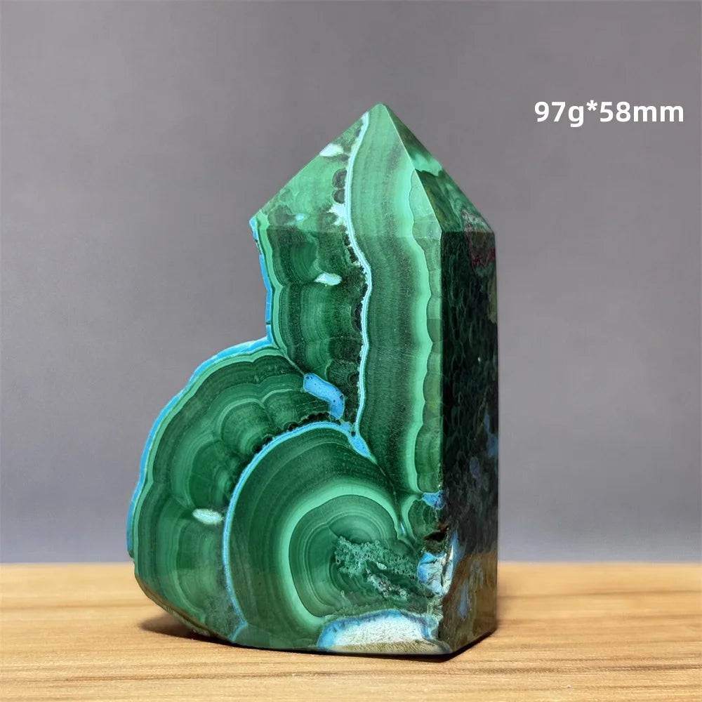 Blue Chrysocolla Tower-ToShay.org