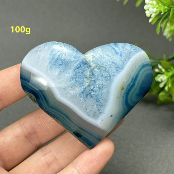 Blue Agate Heart-ToShay.org
