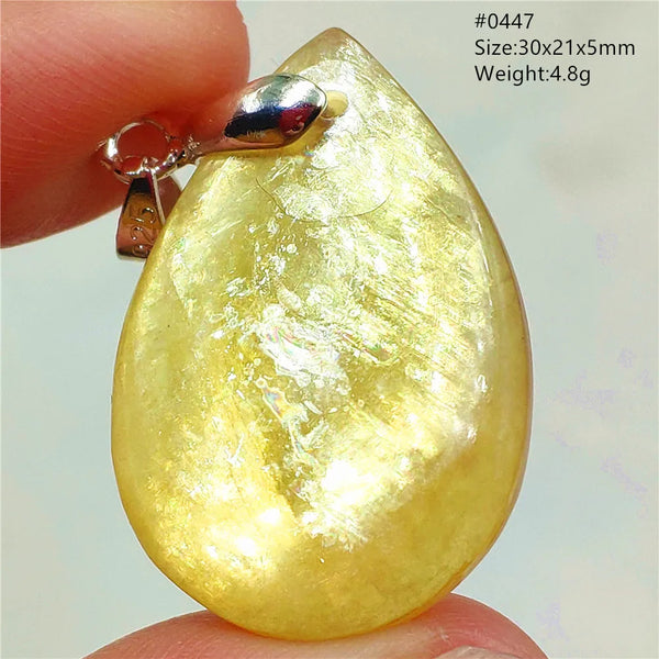 Gold Lepidolite Pendant-ToShay.org