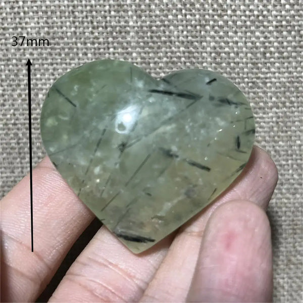 Green Grape Prehnite Hearts-ToShay.org