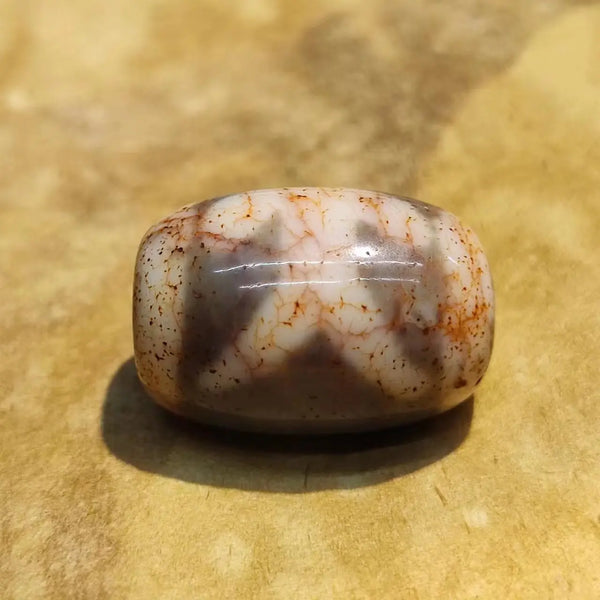 Mixed Agate Dzi Bead-ToShay.org