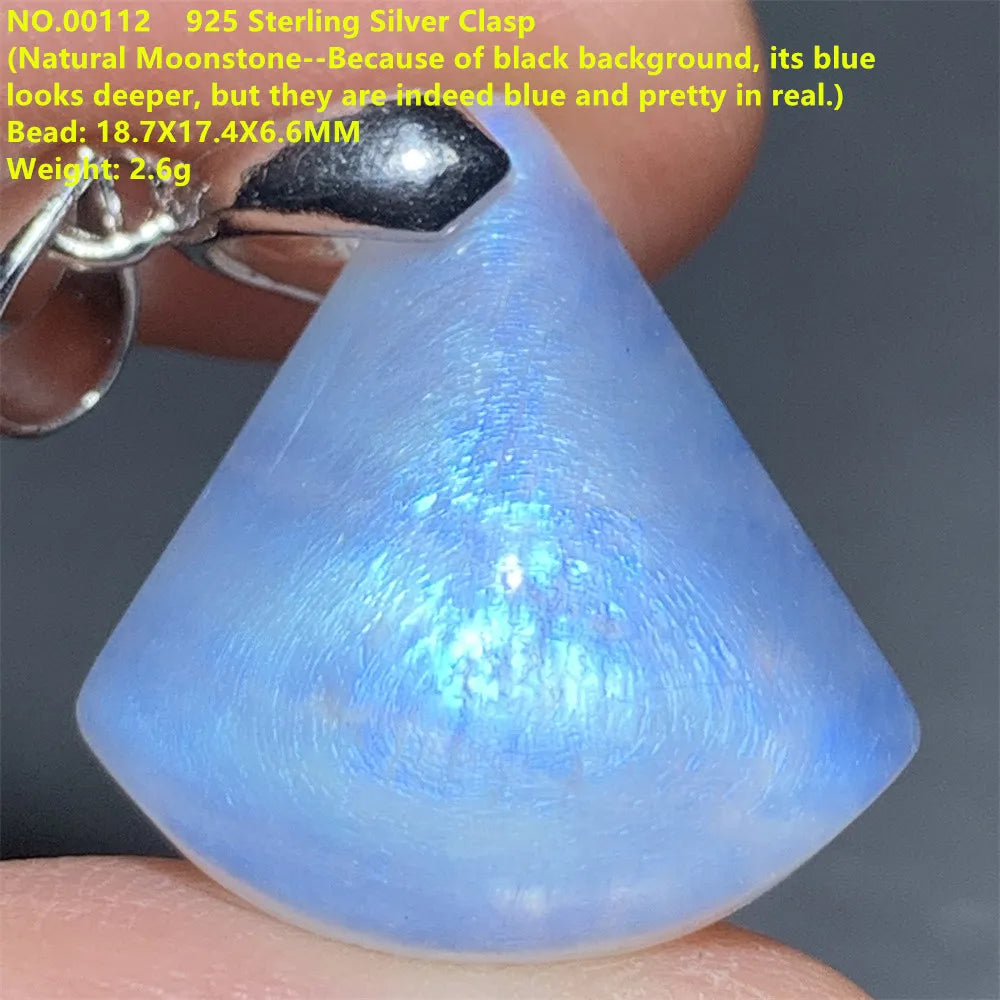 Blue Light Moonstone Pendants-ToShay.org