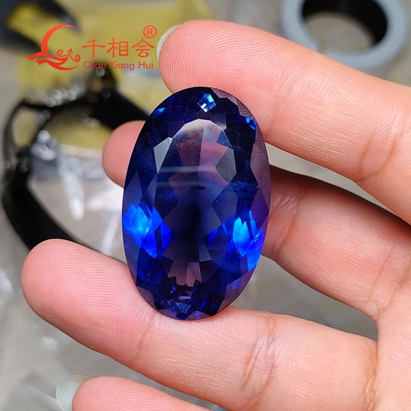 Blue Sapphire Corundum Gem-ToShay.org