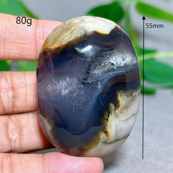 Fire Agate Palm Stone-ToShay.org