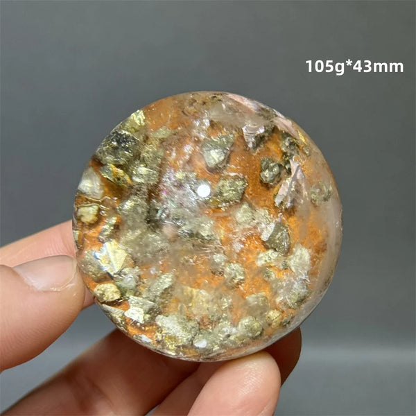 Yellow Chalcopyrite Crystal Ball-ToShay.org