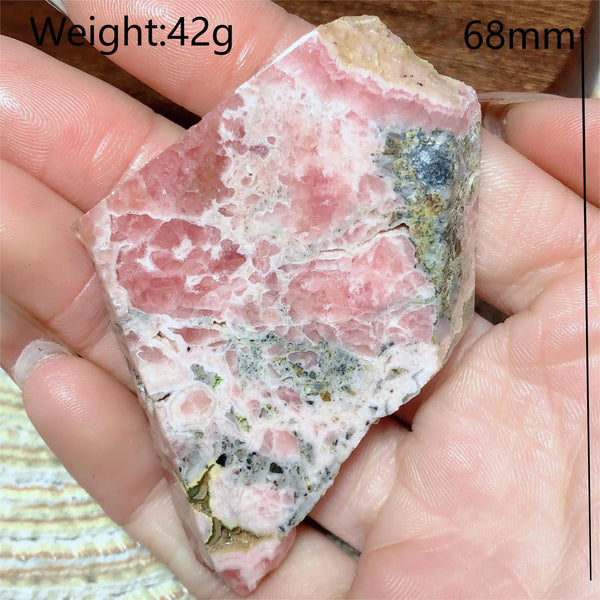 Pink Rhodochrosite Slab-ToShay.org