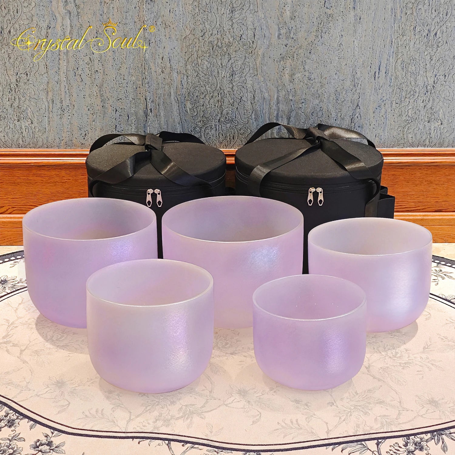 Purple Amethyst Singing Bowls-ToShay.org